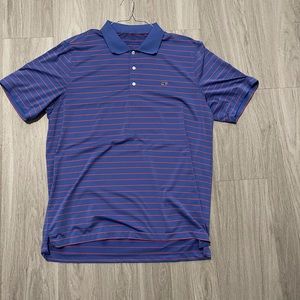 Purple/red Vineyard Vines polo in size L